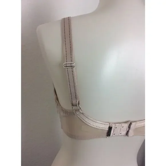 Chantelle Lingerie Bra Lace Stripe Underwire Mesh - Picture 9 of 9